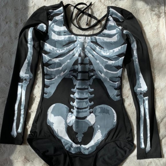 Skeleton Bodysuit Bone Appetit Festival - Picture 3 of 8